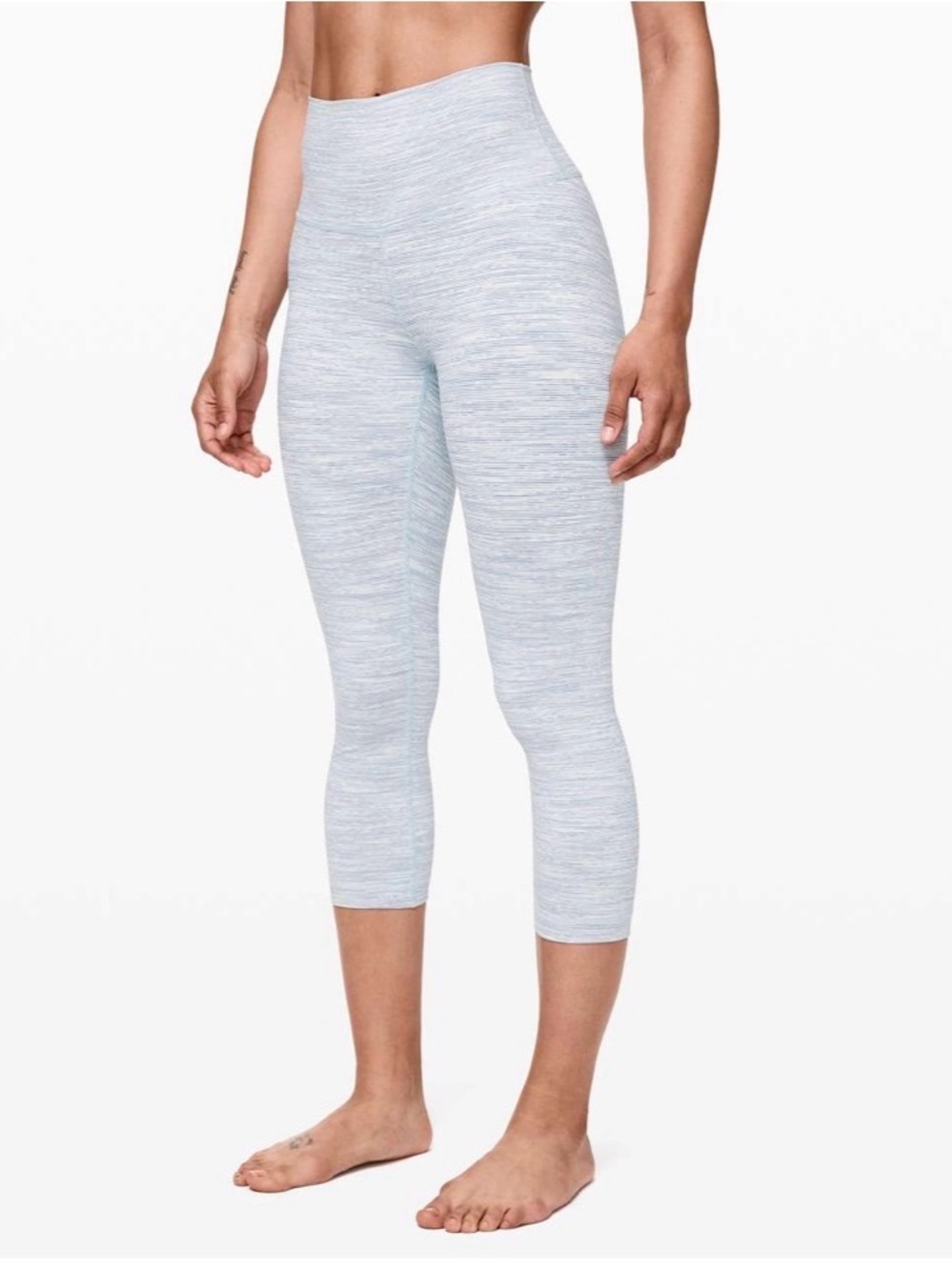Lululemon Wunder Under High Rise Crop 21” Wee Are From Space Leggings‎